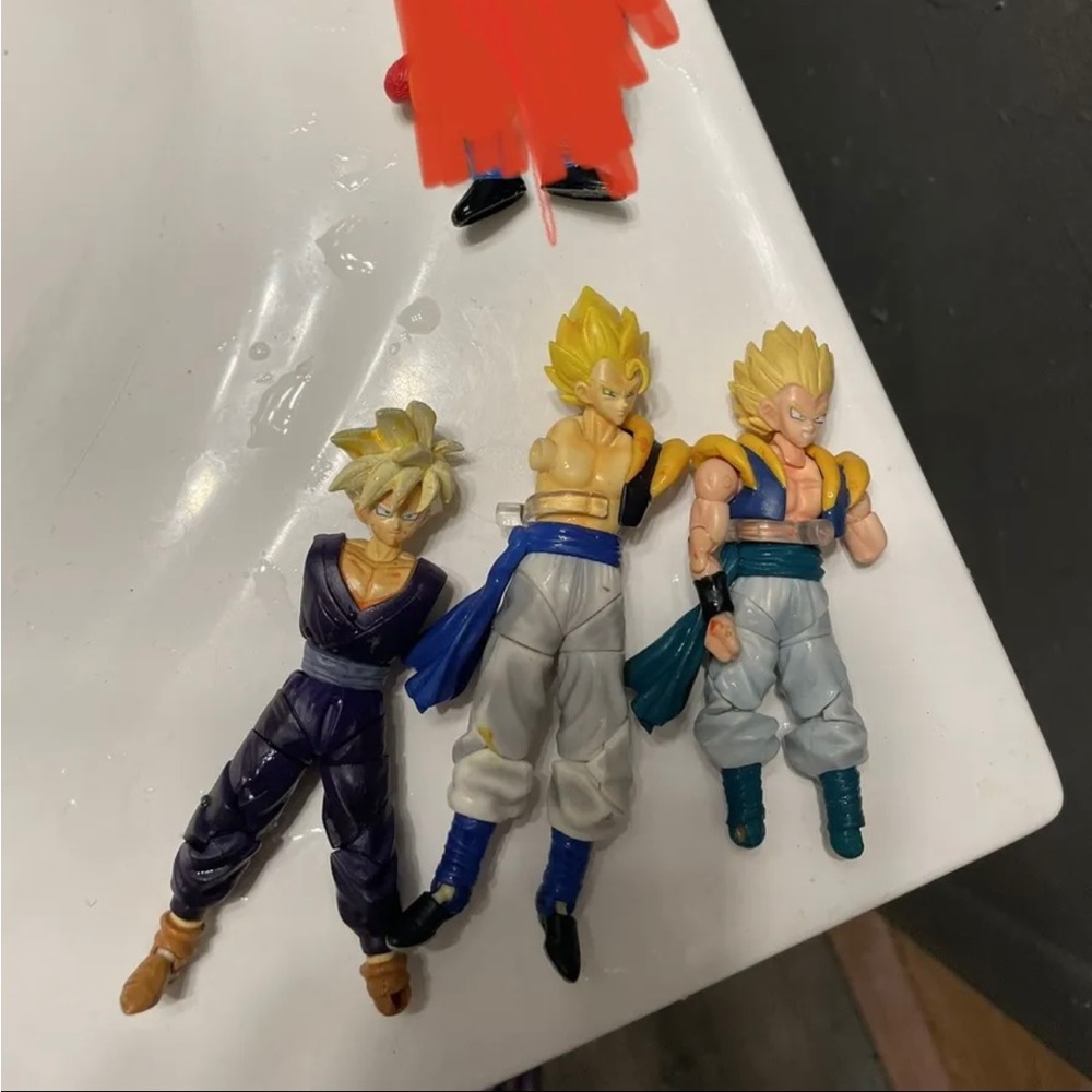 Rare Dragon Ball Z hybrid action figures